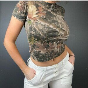 Tree Camo Baby Tee